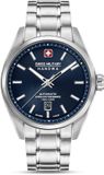 SWISS MILITARY HANOWA MAJESTIC PIONEER SMWGL0006202 Heren Polshorloge Blauw Staal Saffierglas 10 ATM