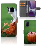 B2Ctelecom OnePlus 8T Telefoonhoesje met Pasjes Kitten