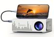 PolkaHome® Mini projecteur domestique avec lampe LED, 1080P Full HD et prêt pour la 3D
