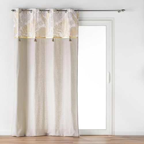 Douceur d'intérieur Gordijn met ogen - 140 x 240 cm - Melisse