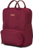 Childhome Family Club Rugzak – Verzorgingstas & Weekendtas – Signature Burgundy