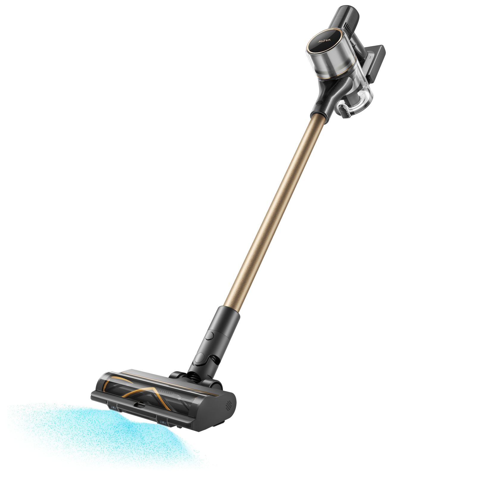 MOVA Tech S5 handstofzuiger Zwart, Goud Zakloos