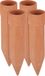 Merkloos Relaxdays Waterdruppelaar - Set van 4 - Terracotta-look