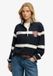 Superdry & Co Superdry Crest Stripe Rugby Top Dames Lange Mouwen Shirts Katoen 100% Maat 14 Eclipse Navy/Ecru