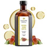 Nature Spell Huile de jojoba traitante pour cheveux et corps, 150 ml