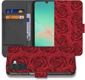B2Ctelecom Samsung Galaxy A26 Red Roses Book Case