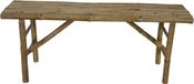 Lesliliving Bank bamboe 120cm