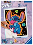 CreArt, Ravensburger CreArt, Malen nach Zahlen Adults Trend - Disney Stitch: Verloren im All
