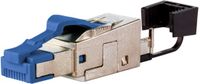 METZ CONNECT Cat8.1 RJ45 connector gereedschaploos Blauw 10 stuks