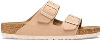 Birkenstock Arizona Pantoffels - Nieuw Beige Patent - Smalle Pasvorm - Maat 43 - Dames