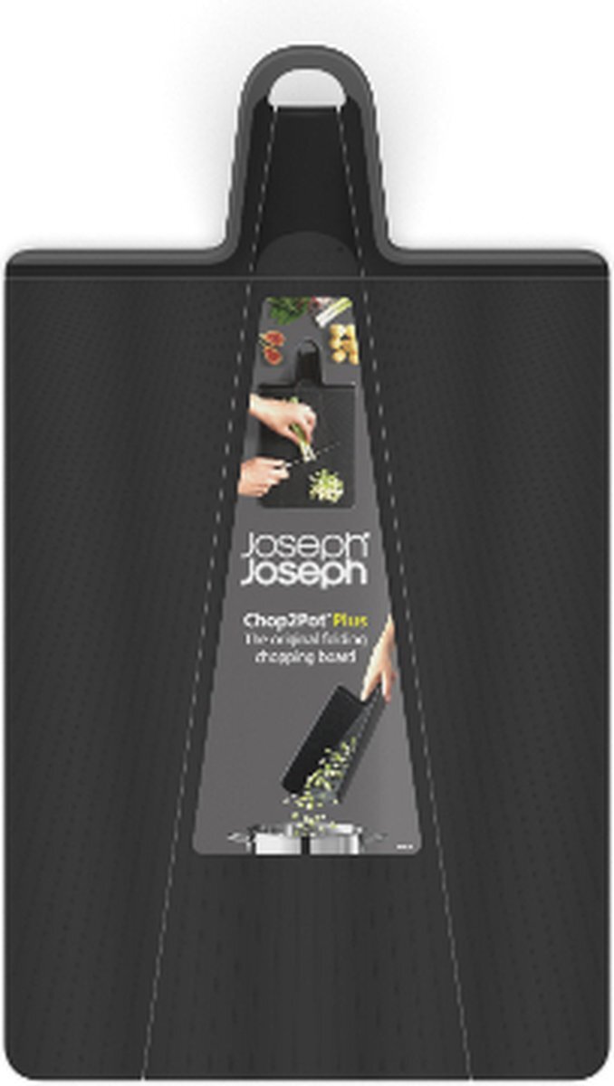 Joseph Joseph Chop2Pot Plus Opvouwbare Snijplank (Groot) - Zwart