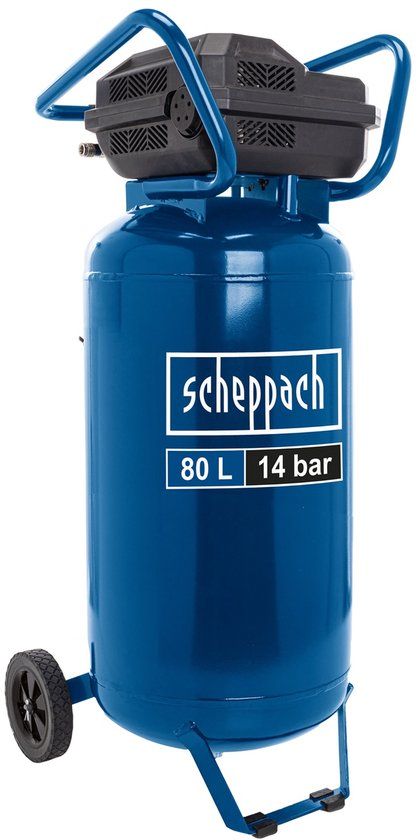 Scheppach Compressor HC85V - 1600W - 14 bar - 80L Tankinhoud - Olievrije compressor - Staande compressor