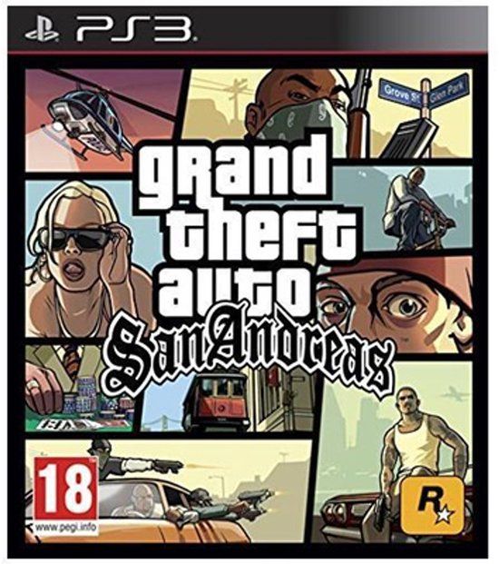 Take Two Grand Theft Auto: San Andreas, PS3 Standard Edition, Blu-ray, Avontuur, Actie, Open wereld