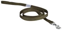 Wouapy hondenriem, 25 mm x 1 m, kaki voor honden