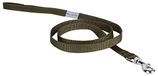 Wouapy hondenriem, 25 mm x 1 m, kaki voor honden
