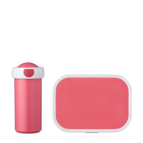 Mepal Schoolbeker En Lunchbox Roze roze