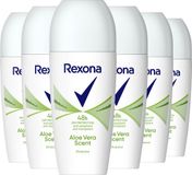 Rexona Women Aloë Vera anti-transpirant roller - 6 x 50 ml