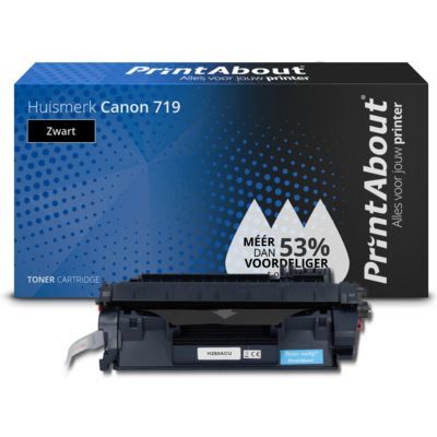 PrintAbout Huismerk Canon 719 Toner Zwart