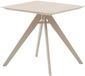 Hespéride Table de jardin TERZANO Carré Aluminium Argile