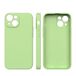 Beschermhoes iPhone 14 (6.1 inch) Case, Camera Protection, Anti-Fingerprint, Military Grade Protection, Premium Liquid Silicone Matcha Green Case