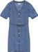 Vero Moda VMJANET Korte Denim Jurk met V-hals en Ceintuur - Medium Blue Denim - Maat L