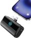 INIU Mini-powerbank met snel opladen, 5500 mAh powerbank 22,5 W, geïntegreerde opvouwbare USB-C-connector, led-externe batterij, compatibel met iPhone 16, Samsung S22/23 en meer