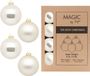 Inge-glas Inge Christmas Goods Kerstballen - 12x stuks - Champagne - Glas - 8 cm