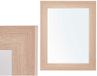 Giftdecor Wandspiegel Verona - Naturel - MDF Frame - Brede Lijst - 38 x 48 cm