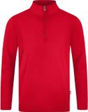 Jako Doubletex Ziptop Heren - Rood | Maat: L