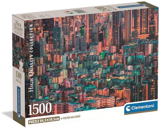 Clementoni The Hive Hong Kong 1500 stukjes Puzzel