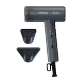 Wahl Vanquish compacte grijze haardroger, lichtgewicht | 2 hoogwaardige magnetische opzetstukken, krachtige motor met hoge snelheid, stil, 290 g, ideaal voor op reis, geheugenfunctie