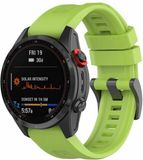 By Qubix - Siliconen sportbandje - Groen - 22mm Quickfit - Geschikt voor Garmin Forerunner 745 / 935 / 945 / 955 / 965