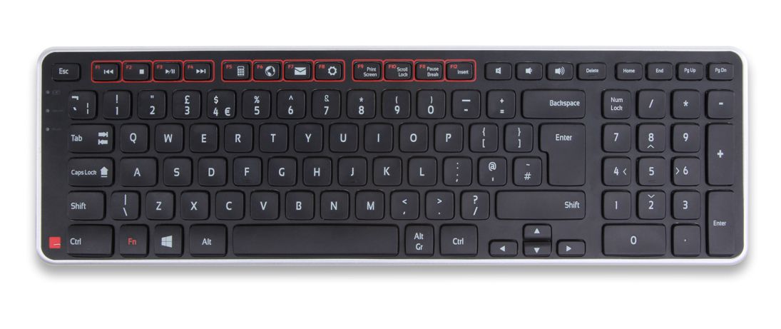 Contour Design Balance Bluetooth QWERTY Ergonomisch Toetsenbord - Zwart