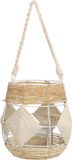 Home & Styling Lantaarn 23x20cm Boho Metaal Wit