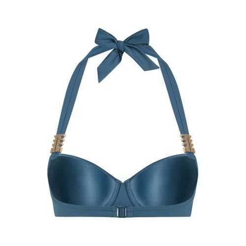 Marlies Dekkers Royal Navy voorgevormde beugel bikinitop - blauw