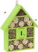 Merkloos Relaxdays insectenhotel hangend - 38x29x9 cm - hout - bijenhotel - groen