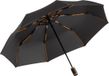 Fare 5484 AOC-Mini Style luxe opvouwbare stormparaplu met gekleurd frame zwart oranje 97 centimeter