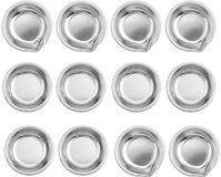 Ibenzoa® set de 12 pièces de palettes de mélange en acier inoxydable