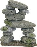 Rosewood 915649 Aquariumdecoratie "hoge boog van kiezelstenen"