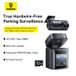 Baseus VD1 Pro 4K + 1080P Caméra de tableau de bord UHD pour capteur SONY ADAS WiFi6 5Ghz GPS STARVIS Vision nocturne DVR de voiture 24H