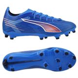 PUMA Unisex 6 Match FG/AG voetbalschoen, ultra blauw wit-gloeiend rood, 11.5 UK, Ultra Blue PUMA Wit Gloeiend Rood, 46.5 EU
