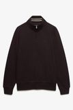 Superdry Trui Essential Serif Logo Half Zip M2014700a M8f Heritage Port Marl Mannen Maat - S