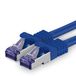 1aTTack.de Cat.7 ethernetkabel Gigabit LAN netwerkkabel RJ45 1 m - blauw - 1 stuk - Cat7 kabel patchkabel (SFTP/PIMF/LSZH) ruwe kabel 10 Gb/s met Rj 45 connector Cat.6a - 1 x 1 meter blauw
