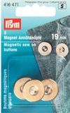 Prym Magneetknopen aannaaibaar 19 mm Goudkleurig