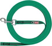 Trixie Sleeplijn Met Rubber Bekleed Zonder Handlus Groen 5 mtr x 1,5 cm
