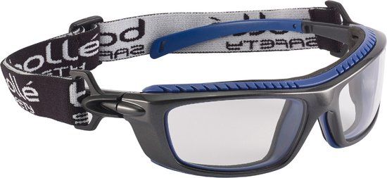 Bollé Baxter Veiligheidsbril - Zwart/Paars/Grijs - Algemene Werkzaamheden