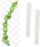 Relaxdays Trellis Hout - Set van 3 - 180 x 90 cm - Wit