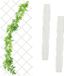 Relaxdays Trellis Hout - Set van 3 - 180 x 90 cm - Wit