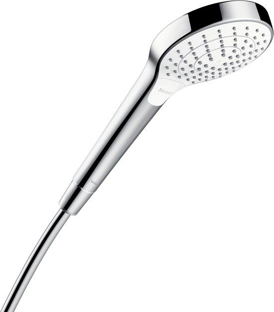 Hansgrohe Croma Select S handdouche vario - wit/chroom - 3 straalsoorten