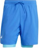 Adidas 2 in 1 shorts Club blauw L